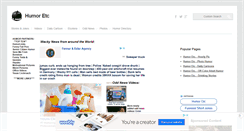 Desktop Screenshot of humoretc.com